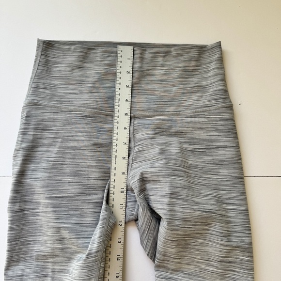 Lululemon Wunder Under Leggings Hi-Rise Tight Ombre Melange Space Dye White Sz 6 - Picture 7 of 13